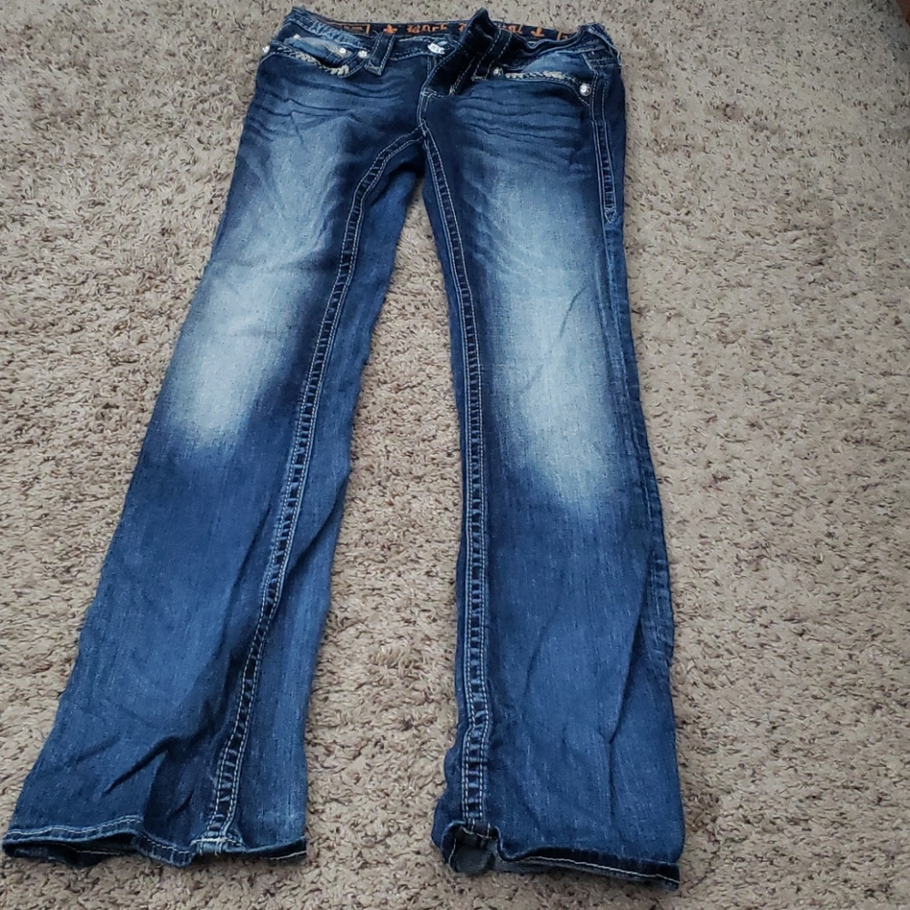 Ladies Rock Revival Bling Jeans